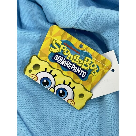 SpongeBob SquarePants Womens Large Graphic Hoodie Blue - Picture 12 of 13